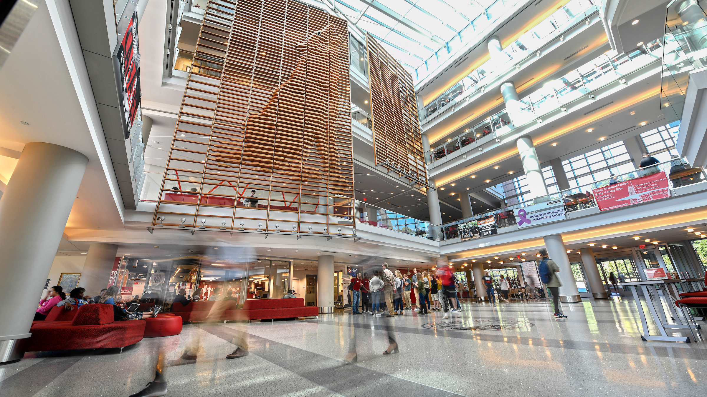 Inside Talley Student Union