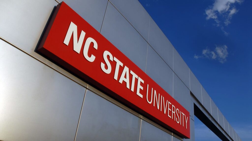 NC State campus gateway